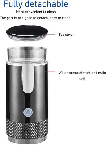 Miniatura 3 de ciciglow Portable Coffeemaker Machine, Mini Handheld Coffee Machine with 1200mAh Battery, Type C Recharging Versatile 2 in 1 Design for Travel