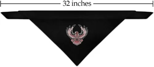 Miniatura 2 de GRAPHICS & MORE Black Hawk - Bandana para perros y mascotas con diseño nativo americano