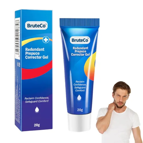BruteCo - Gel corrector de prepucio redundante, gel corrector para prepucio excesivo, acción rápida y suave (1 unidad)