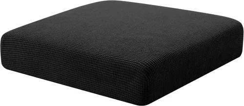 Miniatura 38 de Hokway Fundas de cojín elásticas para sofá Fundas de cojín para sofá Fundas de cojín de asiento de sofá Funda protectora de cojín(Chocolate, Mediano)
