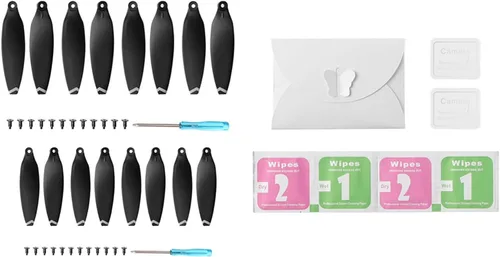 Miniatura 16 de SeiZed 8/16 piezas de repuesto para hélices de dron, hélice CW/CCW de liberación rápida para accesorios FIMI X8 Mini (Color blanco Combo 2)