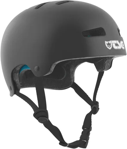 TSG Evolution - Casco de bicicleta y patinaje | para ciclismo, BMX, patinaje, patinaje, patinaje en línea, longboarding, triple certificación, Negro