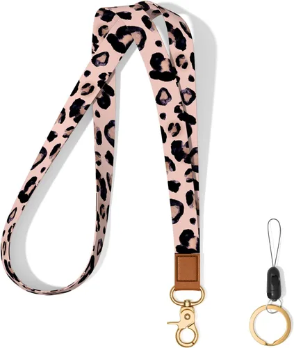 Miniatura 29 de Llavero con cordón para el cuello, llavero con correa larga para mujeres y hombres, llaves del automóvil, insignias de identificación, tarjeta