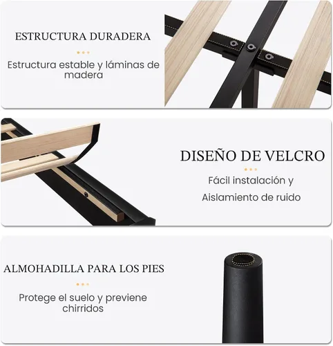 Miniatura 6 de SHA CERLIN Base de cama de terciopelo tamaño Queen con cabecera capitoné de canal vertical, plataforma tapizada con listones de madera, no necesita
