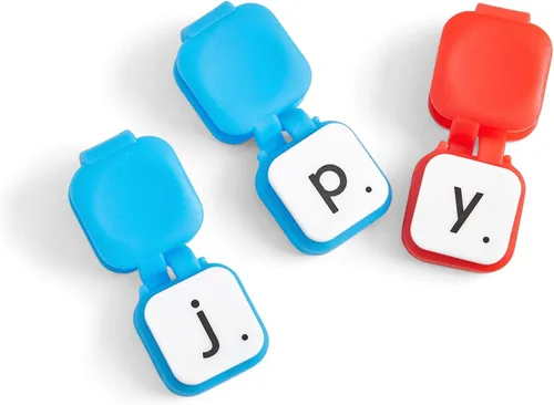 Miniatura 9 de hand2mind Learn My Letters - Clips de motricidad fina, actividades de pinzas para la ropa para niños, práctica de letras para preescolares, juguetes