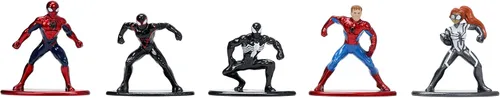 Miniatura 5 de Jada Toys Marvel Spider-Man - Juego de 18 figuras fundidas a presión de la serie 8, juguetes para niños y adultos