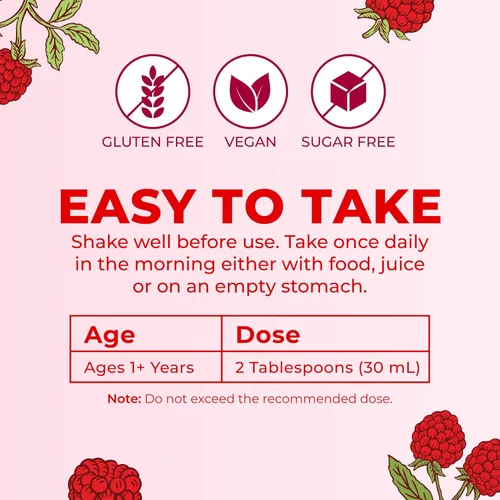 Miniatura 8 de Multivitamínico para mujeres, hombres y niños, vitaminas líquidas de suplemento de apoyo inmunológico y energético. Impulsor de belleza, vegano, sin