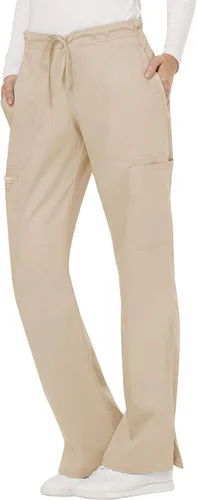 Miniatura 8 de Cherokee - Pantalones quirúrgicos elásticos Workwear Revolution WW120 para mujer, suaves y con cordón ajustable