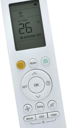 Miniatura 2 de NTQinParts Mando a distancia de repuesto para Midea 8000/10000/12000 BTU en forma de U inteligente inversor ventana aire acondicionado MAW08V1QWT