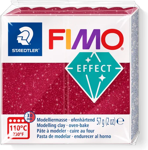 Miniatura 6 de STAEDTLER 8010-71 FIMO Effect - Arcilla de modelado polimérica endurecedora para horno, bronce antiguo metálico (1 bloque de 2.01 oz)