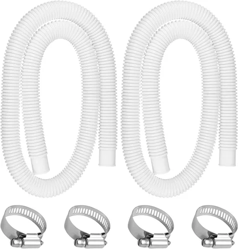Miniatura 12 de Manguera de repuesto para bomba de piscina, manguera de piscina de 1.25 x 41 pulgadas, compatible con bomba de filtro In tex 607, 637, paquete de 3
