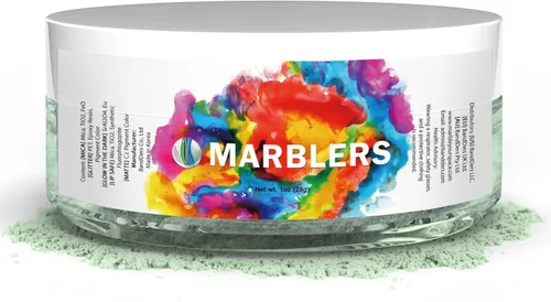 Miniatura 51 de MARBLERS - Polvo de mica de grado cosmético, nacarado, no tóxico, vegano, libre de crueldad, sombra de ojos, esmalte de uñas, arte de uñas, [Gris]
