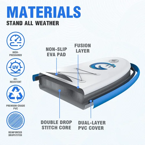 Miniatura 7 de FunWater Tabla de remo inflable ultraligera con accesorios de SUP para adultos y jóvenes de todos los niveles de habilidad