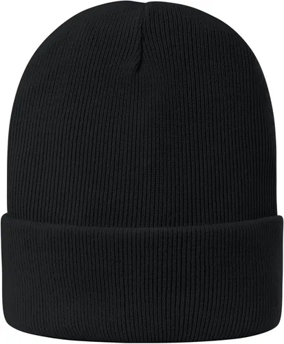 Miniatura 2 de Century Star Gorros de punto con forro de satén para mujer, con forro de seda, gorro de invierno con puños, para esquiar