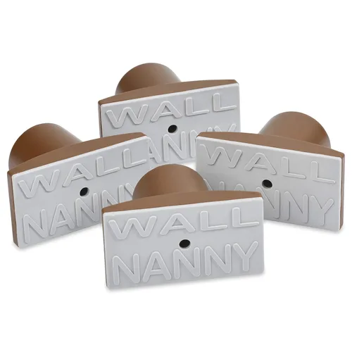 Miniatura 4 de Wall Nanny Extensor – Extensión de puerta para bebés de 4 pulgadas (fabricado en Estados Unidos) extiende las puertas montadas a presión + protege