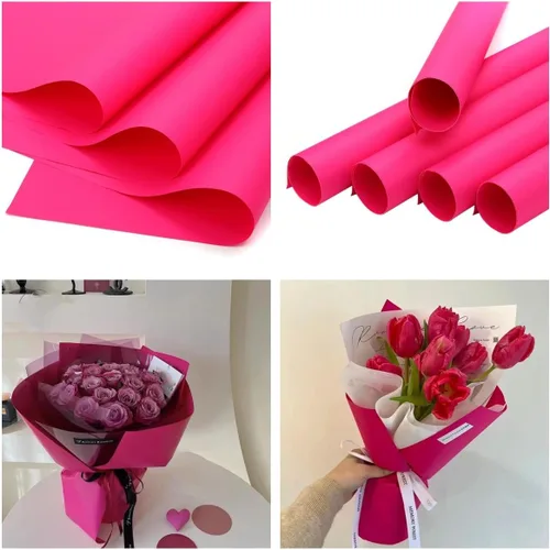 Miniatura 2 de 20 hojas de papel de regalo de flores impermeables, papel de ramo de floristería, manualidades, papel de regalo, material de ramo de floristería, 22