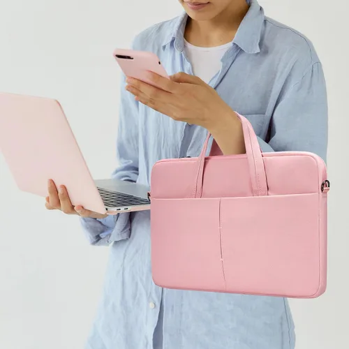 Miniatura 2 de Funda para portátil de 14 pulgadas con asa para HP Chromebook/EliteBook/Stream, MacBook Air 15.3 M4, Lenovo IdeaPad Flex 5, Surface Laptop 7/6