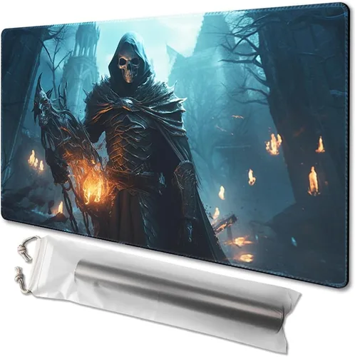 Miniatura 60 de MTG - Tapete de juego tamaño 24 x 14 pulgadas, bolsas de almacenamiento gratuitas, respaldo antideslizante, impresión, ideal para entusiastas