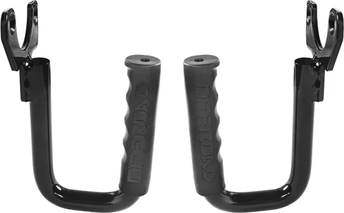 Juego de barras de sujeción GraBar frontales para Jeep Wrangler 1987-2006, YJ, TJ y Unlimited, de la marca Opar, Negro