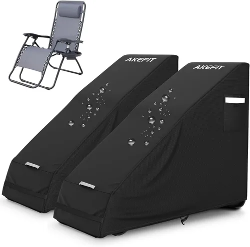 Miniatura 8 de AKEfit 1 funda para silla de gravedad cero, impermeable, plegable, para exteriores, con bolsa de almacenamiento, resistente a los rayos UV y al
