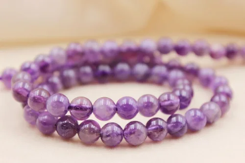Miniatura 37 de Pulseras de cuentas personalizadas, Pulsera de piedras preciosas de 0.236 in, Pulsera grabada con láser, Pulsera de piedra natural, Pulseras unisex