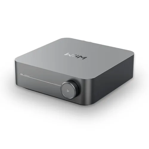 WiiM Amp: Amplificador de Streaming Multisala | Compatible con AirPlay, Google Cast, Alexa | HDMI, Control de Voz | Transmite desde Spotify, Amazon