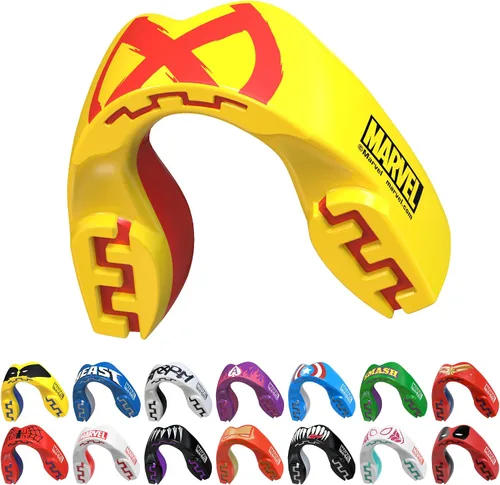 Miniatura 23 de Marvel Sport Mouth Guard, Dual Layer Mouthguard for Adults & Youth with Case (Beast, Junior (up to 11 Years))
