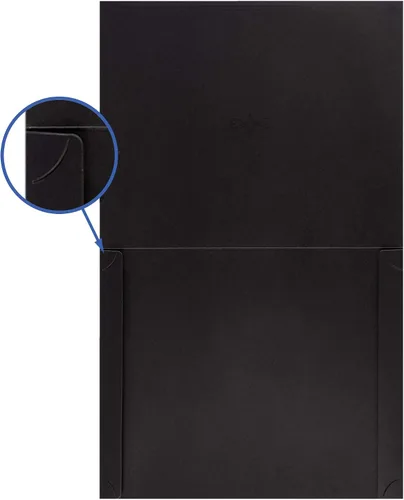 Miniatura 5 de Paquete de 25 portacreditados, 25 tapas de certificados para papel de tamaño carta, carpetas de certificados, color negro, 9 x 11.5 pulgadas