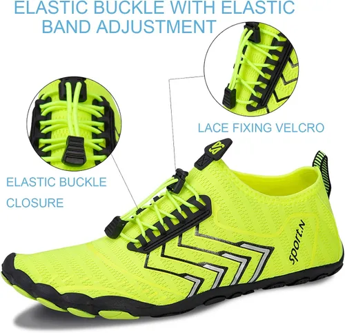 Miniatura 2 de Zapatos de agua para hombre, de secado rápido, calcetines para agua, para exteriores, zapatos deportivos para kayak, lancha, senderismo, surf