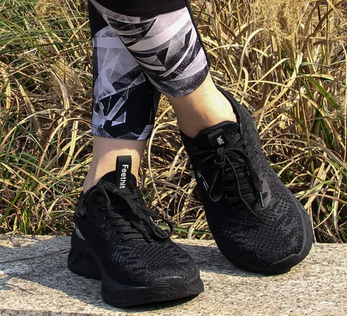 Miniatura 6 de Feethit Zapatos ligeros para caminar para mujer, transpirables, antideslizantes, para gimnasio, entrenamiento