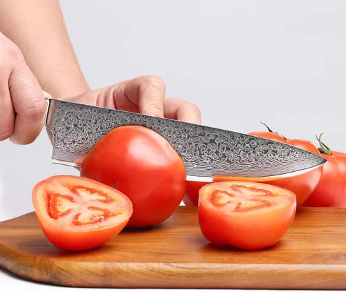 Miniatura 4 de Cuchillo de chef de 8 pulgadas, cuchillo de chef japonés VG10, cuchillo de cocina japonés VG10, cuchillo de cocina de acero inoxidable de alto