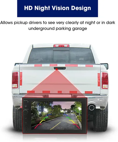 Miniatura 4 de Manija de puerta trasera con cámara de respaldo de visión trasera compatible con Dodge Ram 1500 (años 2009-2017), 2500 3500 (años 2010-2017)