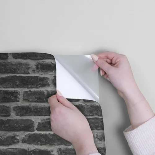 Miniatura 3 de Transform Papel pintado industrial de ladrillo para despegar y pegar