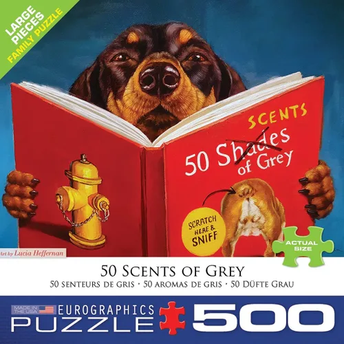 Miniatura 2 de EuroGraphics 8500-5451 50 Scents of Grey por Lucia Heffernan - Rompecabezas de 500 piezas