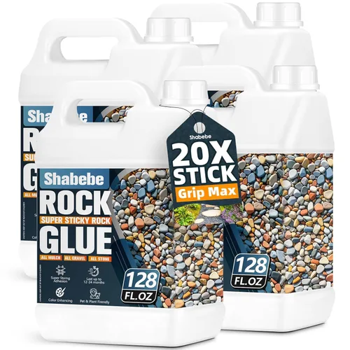Miniatura 10 de Pegamento para Rocas para Paisajismo - Pegamento para Mantillo de 2 Galones con Grip Max para Fuerte Adhesión de Rocas, Grava y Mantillo, Duradero