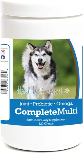 Miniatura 74 de Healthy Breeds Boxer todo en uno multivitamínico suave masticable 120
