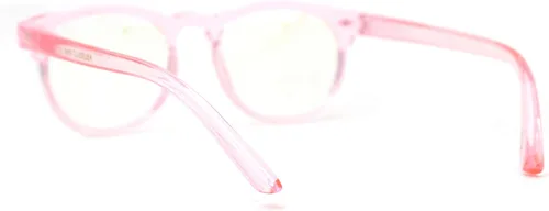 Miniatura 4 de SA106 Gafas de computadora con bloqueo de luz azul con borde redondo para niños Rosa claro