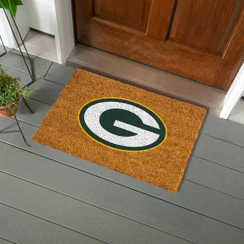 Miniatura 12 de Team Sports America Tapete de entrada de la NFL 28 x 16 pulgadas Escotilla cruzada en relieve Parte trasera antideslizante Decoración