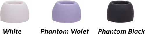 Miniatura 4 de Juego de auriculares de silicona de repuesto para auriculares Samsung Galaxy Buds Pro, 6 pares (violeta fantasma)