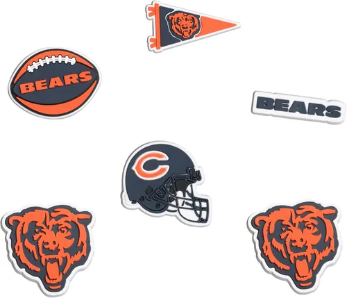Miniatura 9 de FOCO unisex-adult NFL Team Logo 6-Pack Shoe Charms