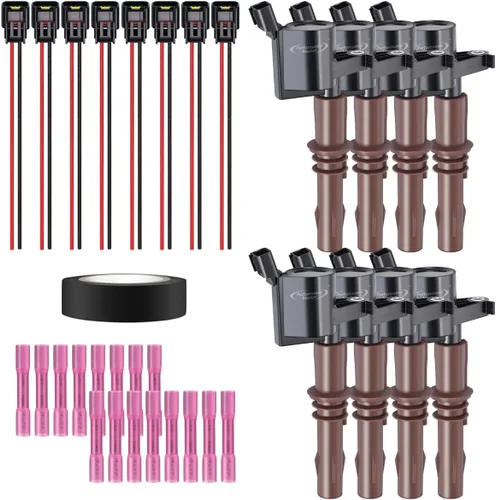 Miniatura 33 de Juego de 4 bobinas de encendido y conector hembra arnés de enchufe compatible con Infiniti Frontier Altima Versa Sentra NV200 Rogue FX50 QX60 QX70