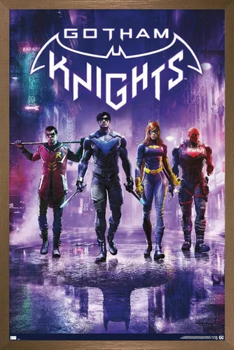 Miniatura 13 de DC Comics - Póster de pared de videojuegos Gotham Knights de arte clave, 34 pulgadas de largo x 22.4 pulgadas de ancho, versión sin marco