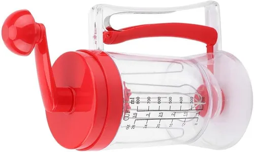 Miniatura 5 de Dispensador de masa, ABS manual de mano para panqueques magdalenas mezclador de masa dispensador licuadora máquina herramienta para hornear