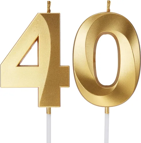 Miniatura 13 de Velas para pastel de 10 cumpleaños con números, vela feliz 10 cumpleaños diseñada en 3D, adorno para pastel de aniversario de boda (10, negro)
