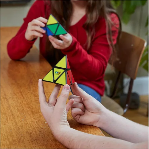 Miniatura 5 de Rubik's Cubo, pirámide, pirámide de Rubik's para resolver problemas, rompecabezas clásico a juego de colores, juguete para ansiedad, rompecabezas