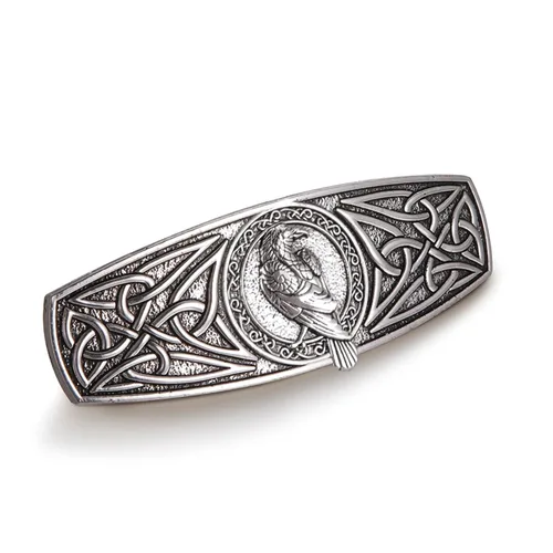 TEAMER Moda vintage nudo celta clip de pelo pasadores de metal accesorios para el cabello patrón grabado headwear styling para las mujeres Águila -