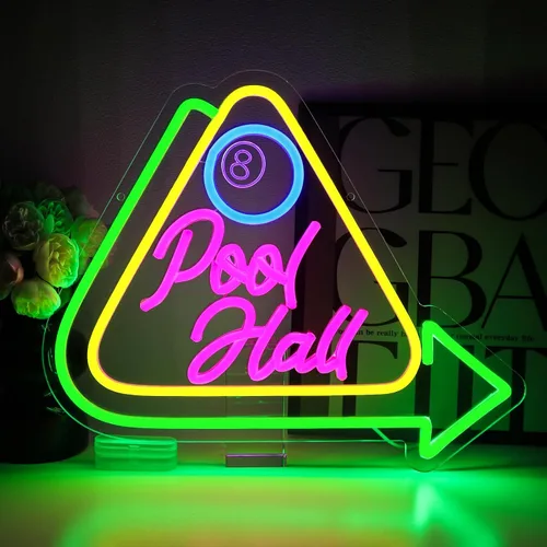 Miniatura 11 de Letrero de Neón de Café y Batidos para Decoración de Pared, Letreros LED de Batidos para Negocios, Luces de Neón USB Regulables de 16.54" x 9