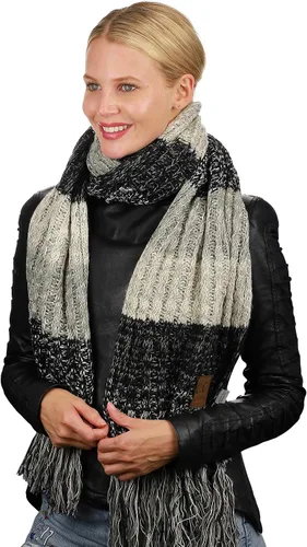 Miniatura 2 de C.C Bufanda larga multicolor para mujer