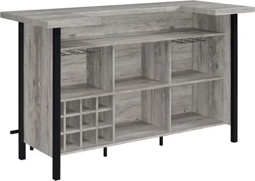 Miniatura 6 de Coaster Furniture Bar Unit Gris Driftwood Negro 182105