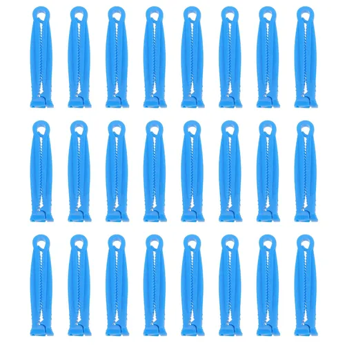 Happyyami 100 clips desechables para cordón para ganado, material seguro, diseño antideslizante para recién nacidos, para lechones, corderos, ganado